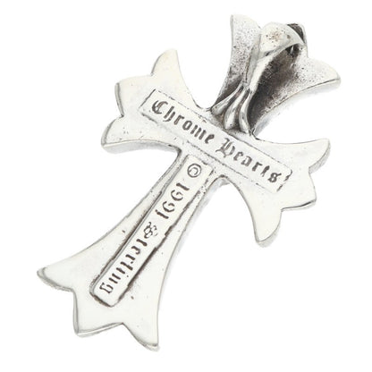 Chrome Hearts Small CH Cross Silver Pendant Necklace Top