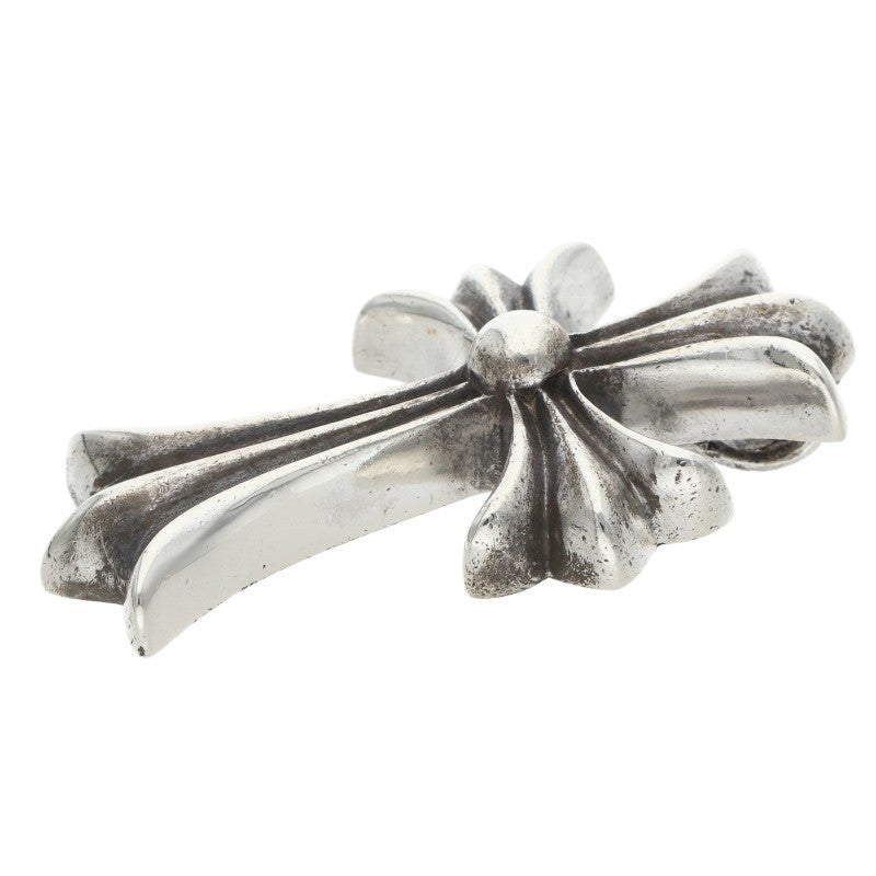 Chrome Hearts Small CH Cross Silver Pendant Necklace Top