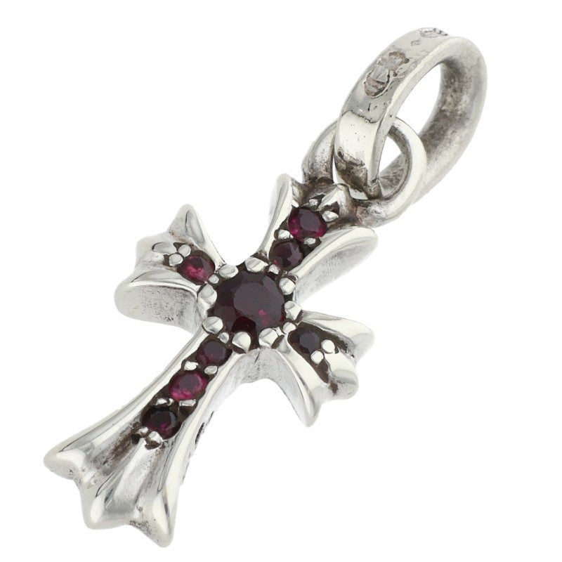 Chrome Hearts Babyfat Pave Ruby Necklace Charm Multi