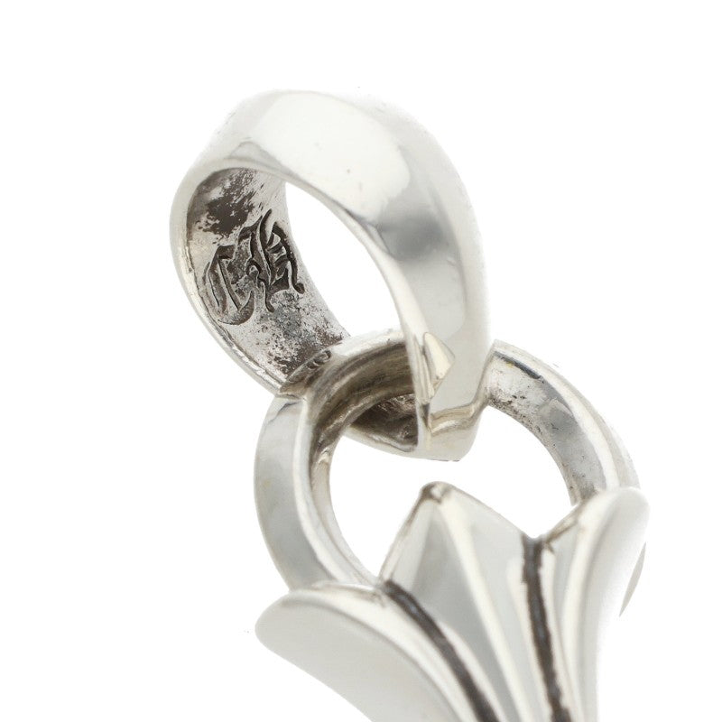 Chrome Hearts Small CH Cross W Bale Silver Pendant