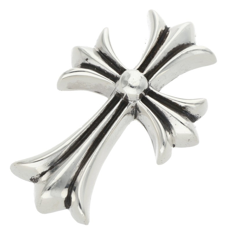 Chrome Hearts Small CH Cross Silver Pendant Necklace
