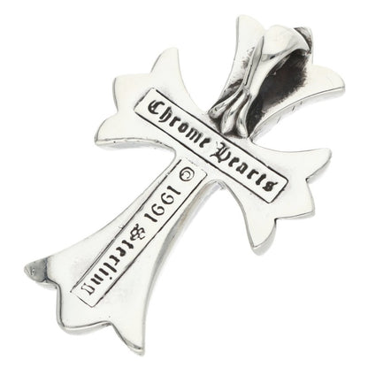 Chrome Hearts Small CH Cross Silver Pendant Necklace