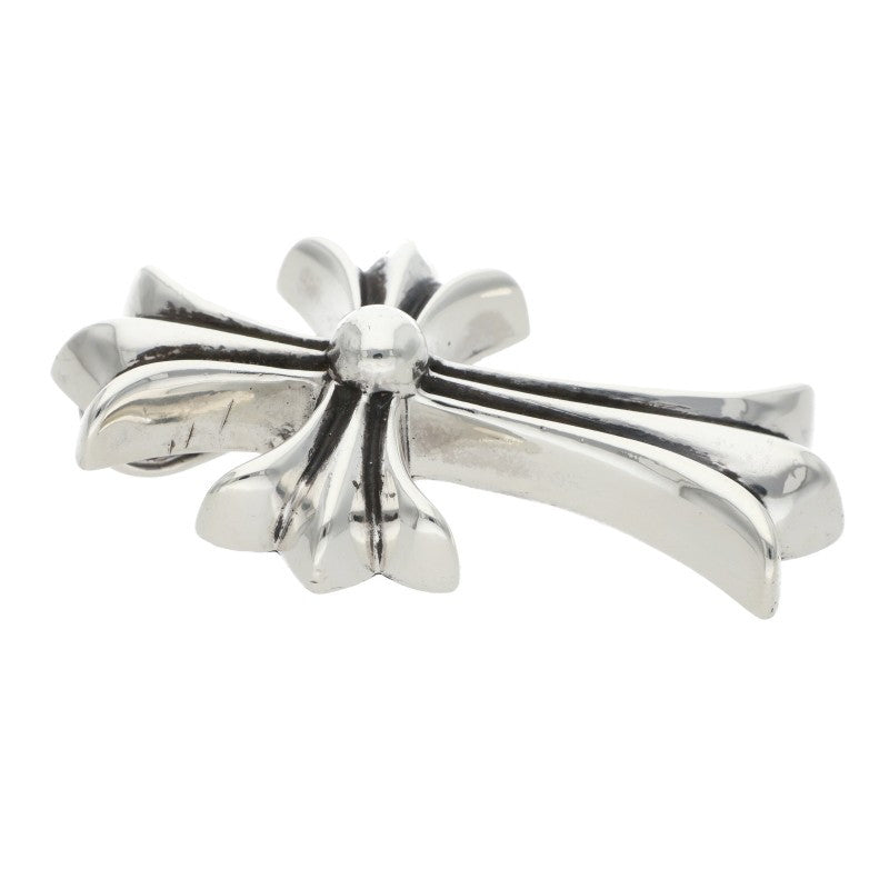 Chrome Hearts Small CH Cross Silver Pendant Necklace
