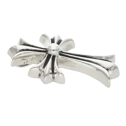 Chrome Hearts Small CH Cross Silver Pendant Necklace