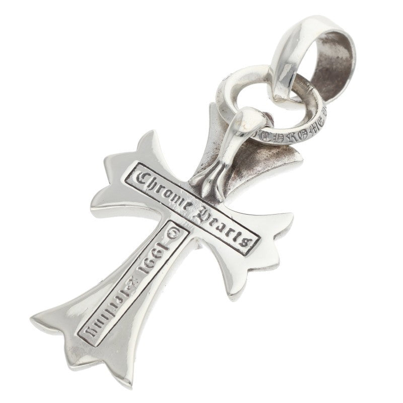 Chrome Hearts CH CRS SML W BALE Silver Necklace Pendant