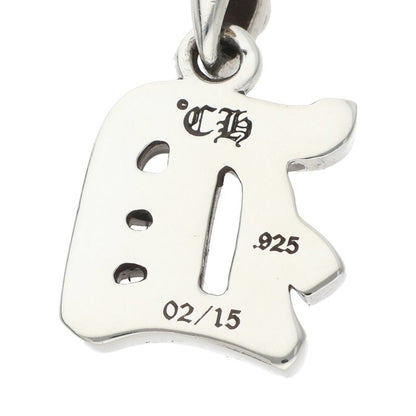 Chrome Hearts ALPHABET D Initial Charm Silver 925