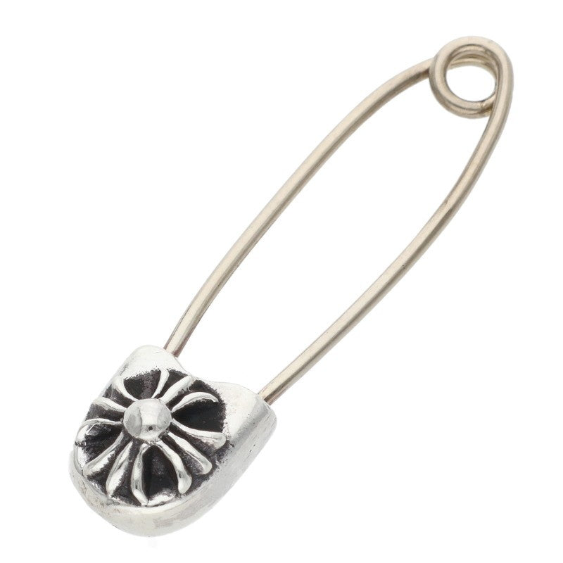 Chrome Hearts Small Safety Pin Silver Necklace Top