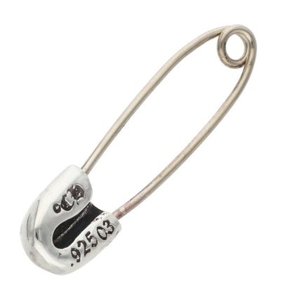 Chrome Hearts Small Safety Pin Silver Necklace Top
