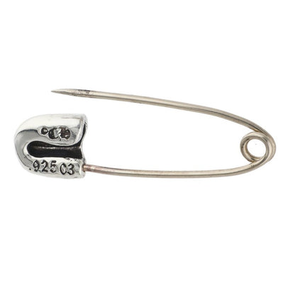 Chrome Hearts Small Safety Pin Silver Necklace Top