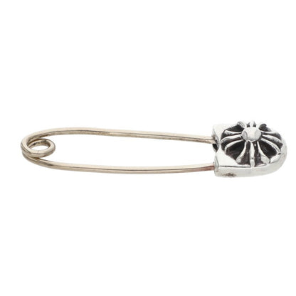 Chrome Hearts Small Safety Pin Silver Necklace Top