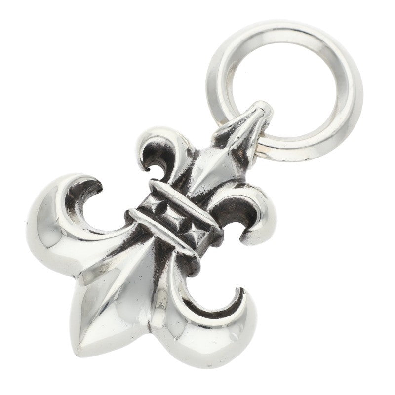 Chrome Hearts BS Fleur Silver Pendant Necklace