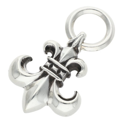 Chrome Hearts BS Fleur Silver Pendant Necklace