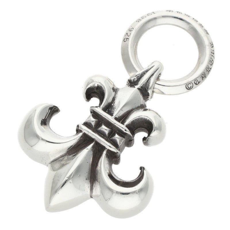 Chrome Hearts BS Fleur Silver Pendant Necklace