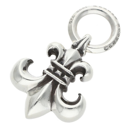 Chrome Hearts BS Fleur Silver Pendant Necklace
