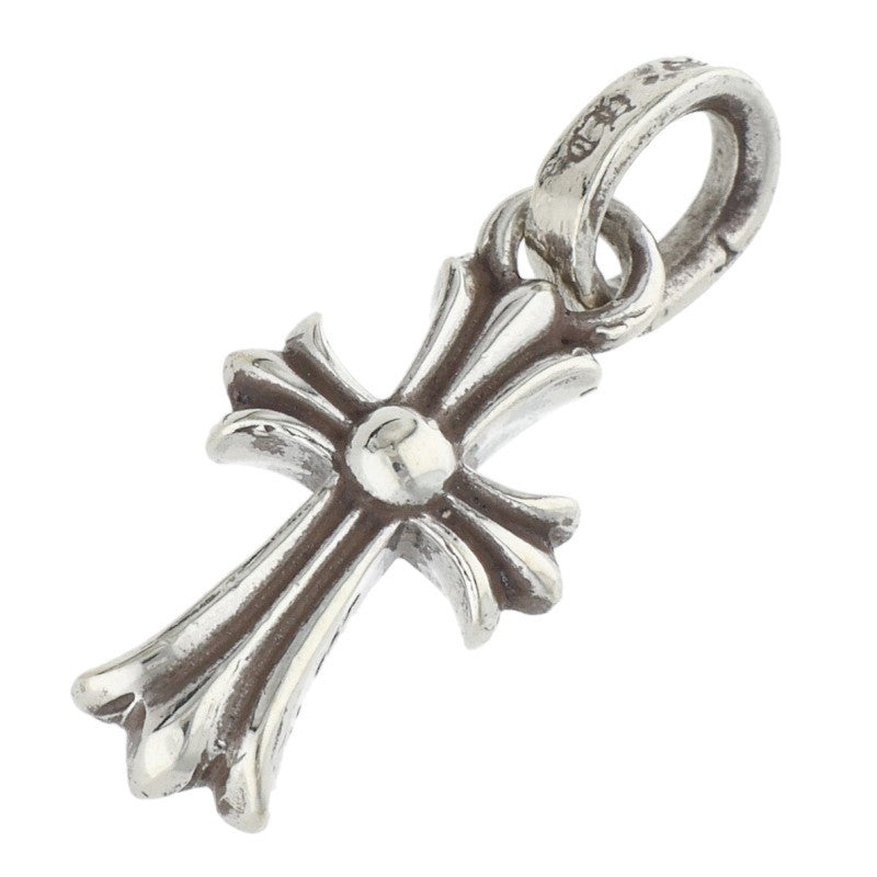 Chrome Hearts CRS Baby Fat Cross Pendant Silver