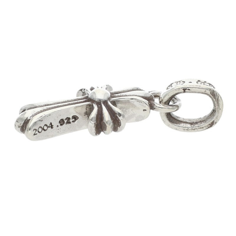 Chrome Hearts CRS Baby Fat Cross Pendant Silver