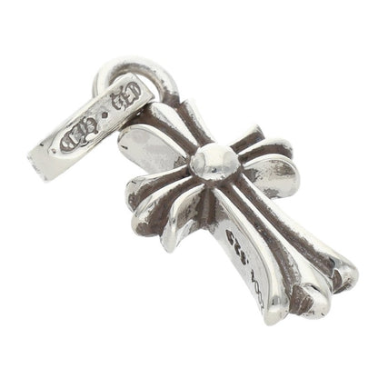 Chrome Hearts CRS Baby Fat Cross Pendant Silver