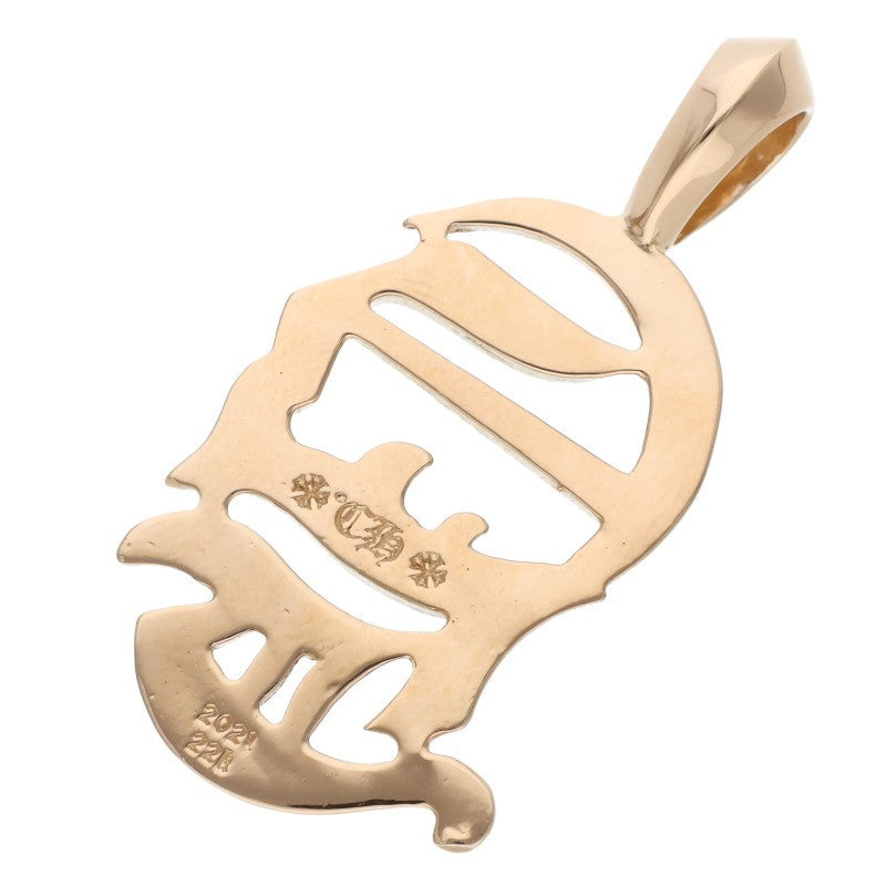 Chrome Hearts 22K CH Logo Gold Pendant