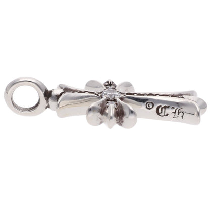Chrome Hearts Tiny Fat Cross Pave Diamond Pendant