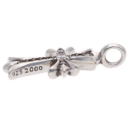 Chrome Hearts Tiny Fat Cross Pave Diamond Pendant