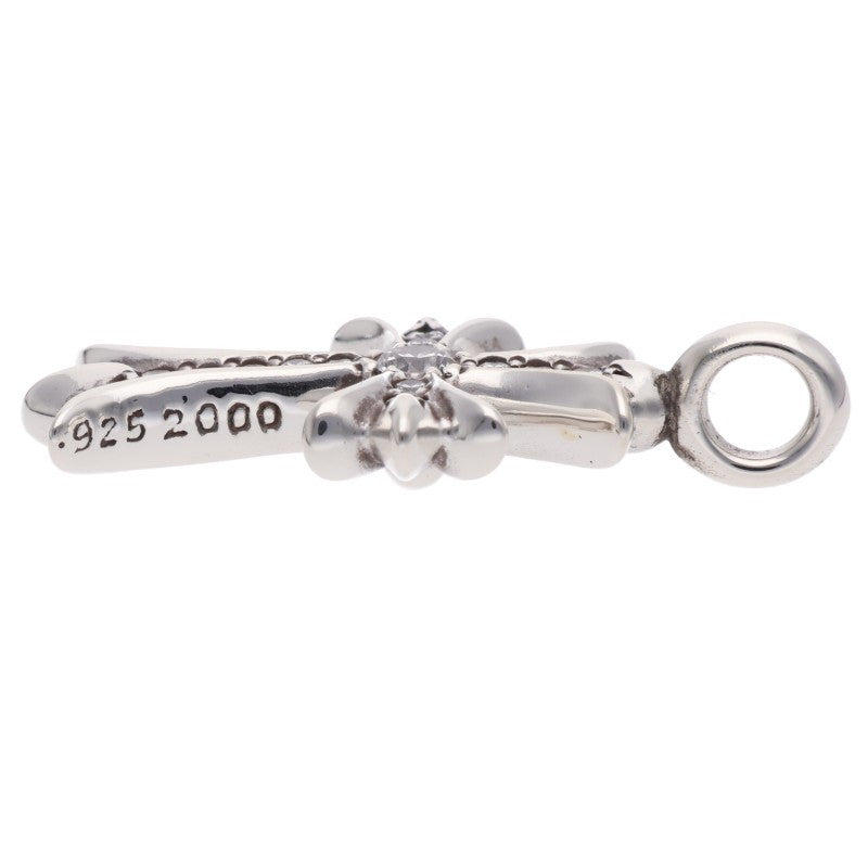 Chrome Hearts Tiny Fat Cross Pave Diamond Pendant