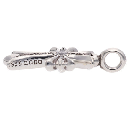 Chrome Hearts Tiny Fat Cross Pave Diamond Pendant