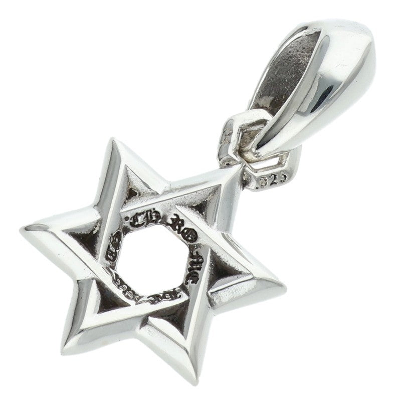 Chrome Hearts Star of David Charm Silver Pendant