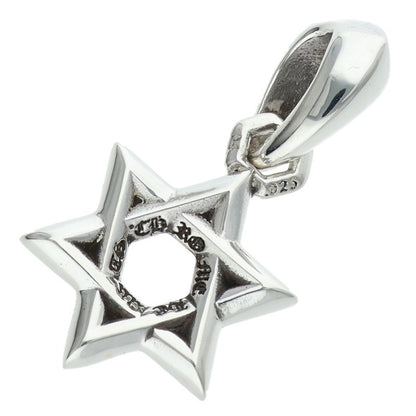 Chrome Hearts Star of David Charm Silver Pendant