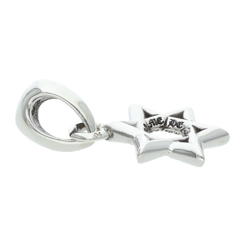 Chrome Hearts Star of David Charm Silver Pendant