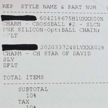 Chrome Hearts Star of David Charm Silver Pendant