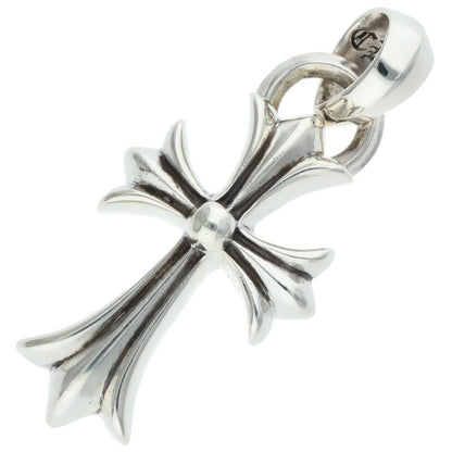 Chrome Hearts Small CH Cross W Bale Silver Pendant