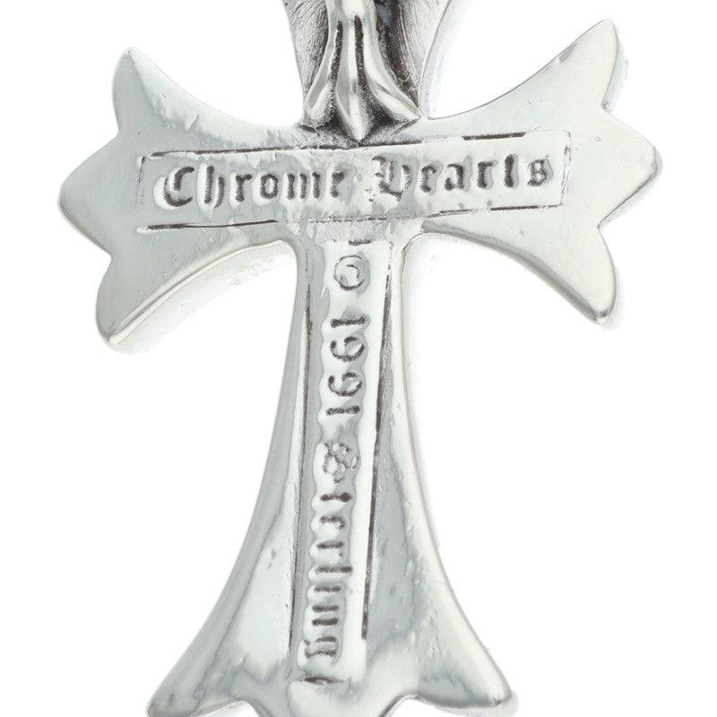 Chrome Hearts Small CH Cross W Bale Silver Pendant