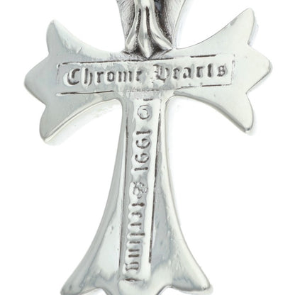 Chrome Hearts Small CH Cross W Bale Silver Pendant