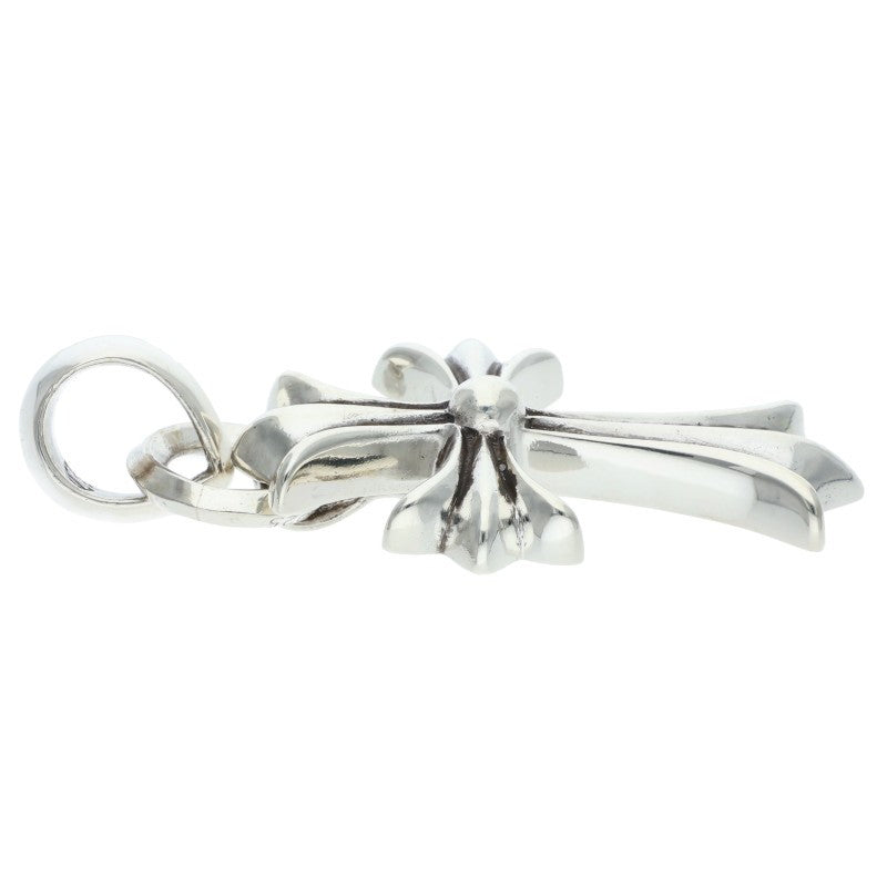 Chrome Hearts Small CH Cross W Bale Silver Pendant