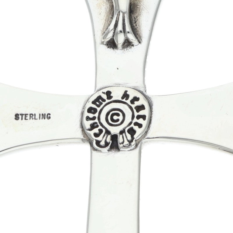 Chrome Hearts CH CRS LG W BALE Silver Necklace Pendant