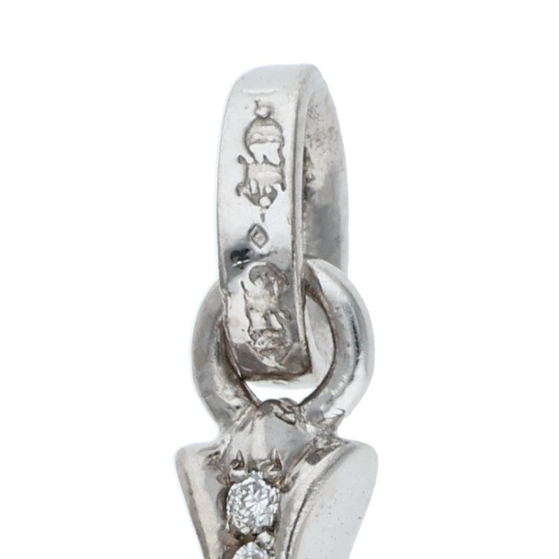 Chrome Hearts Babyfat Pave Diamond 18K White Necklace Charm