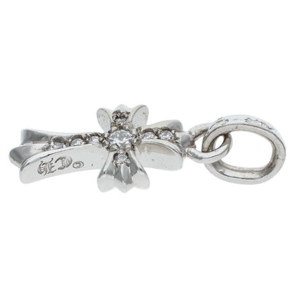 Chrome Hearts Babyfat Pave Diamond 18K White Necklace Charm