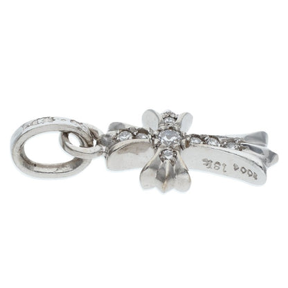 Chrome Hearts Babyfat Pave Diamond 18K White Necklace Charm
