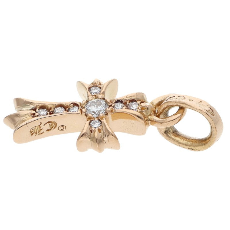 Chrome Hearts 22K Gold Babyfat Pave Diamond Charm