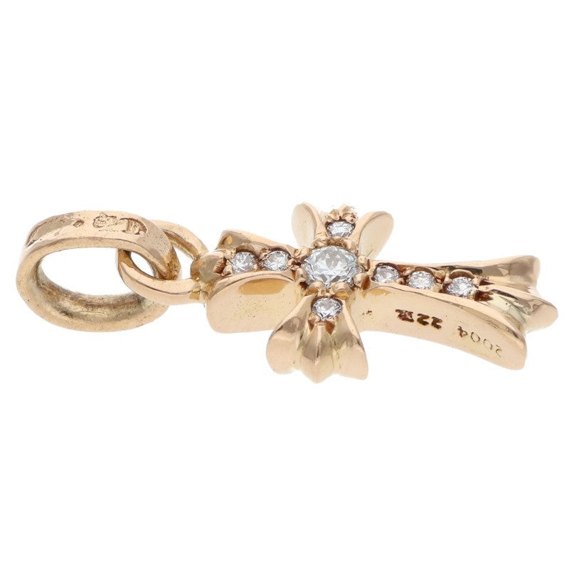 Chrome Hearts 22K Gold Babyfat Pave Diamond Charm