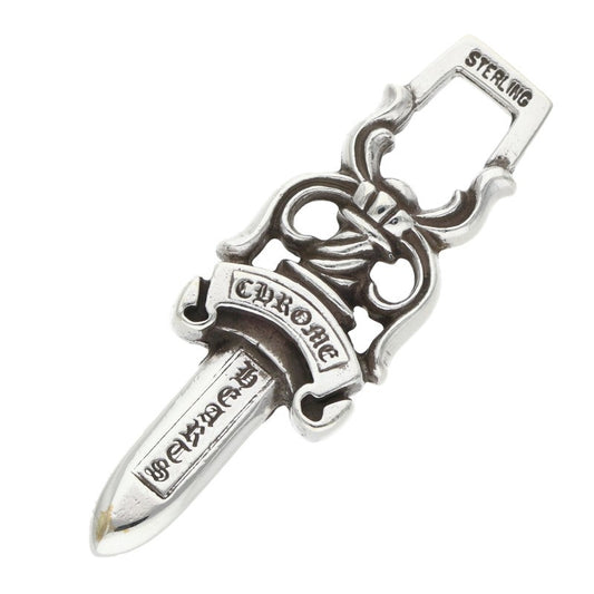 Chrome Hearts #10 Dagger Silver Pendant