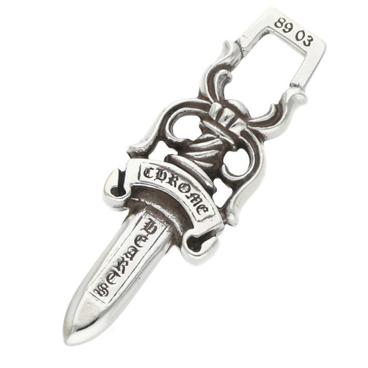 Chrome Hearts #10 Dagger Silver Pendant
