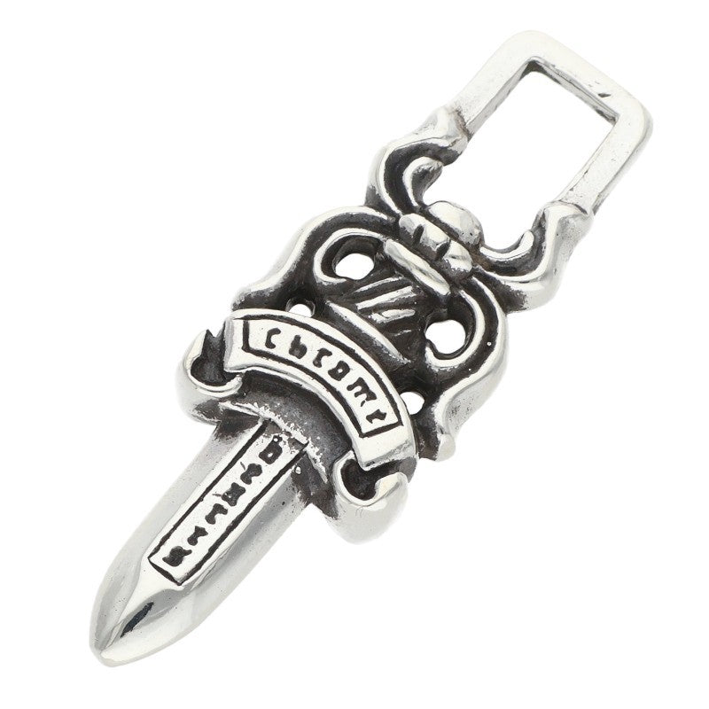 Chrome Hearts #5 Dagger Zip Silver Charm