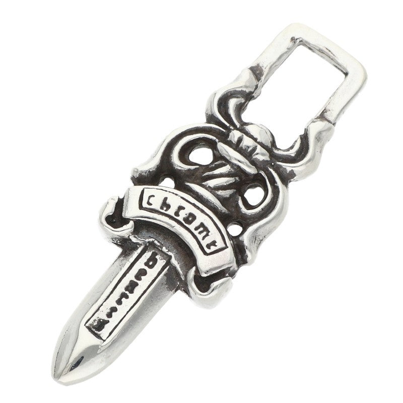 Chrome Hearts #5 Dagger Zip Silver Charm