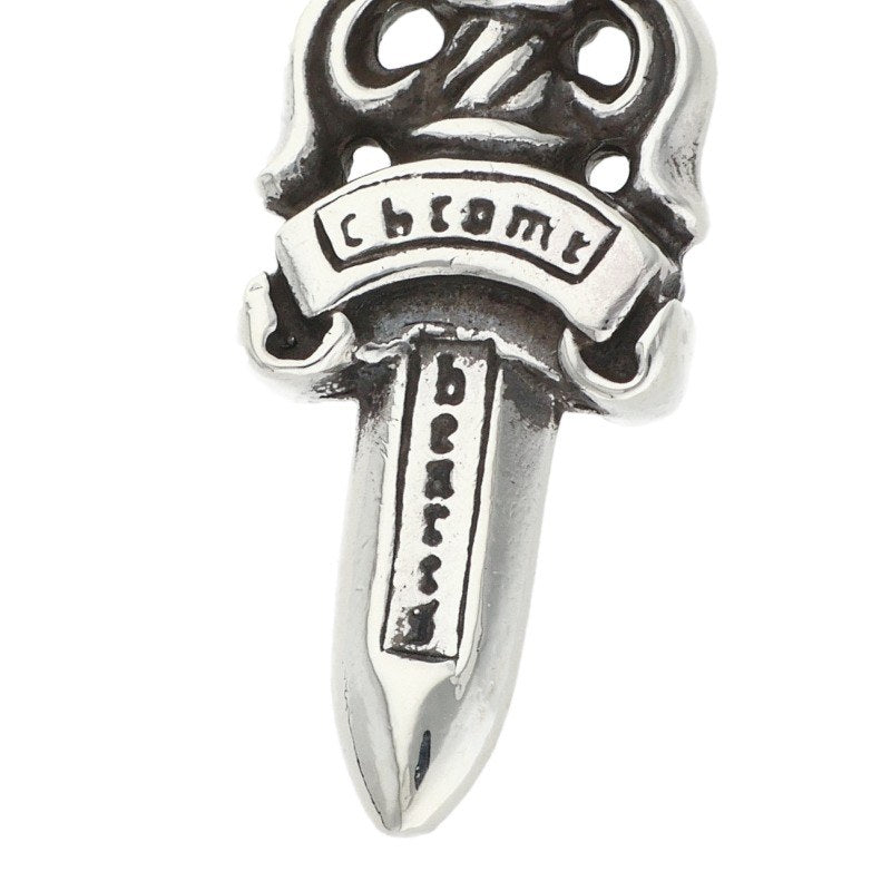 Chrome Hearts #5 Dagger Zip Silver Charm
