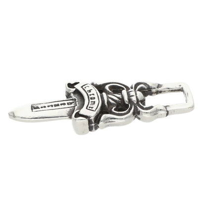 Chrome Hearts #5 Dagger Zip Silver Charm