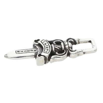 Chrome Hearts #5 Dagger Zip Silver Charm