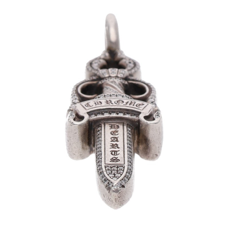 Chrome Hearts DOUBLE DAGGER PAVE Diamond Pendant