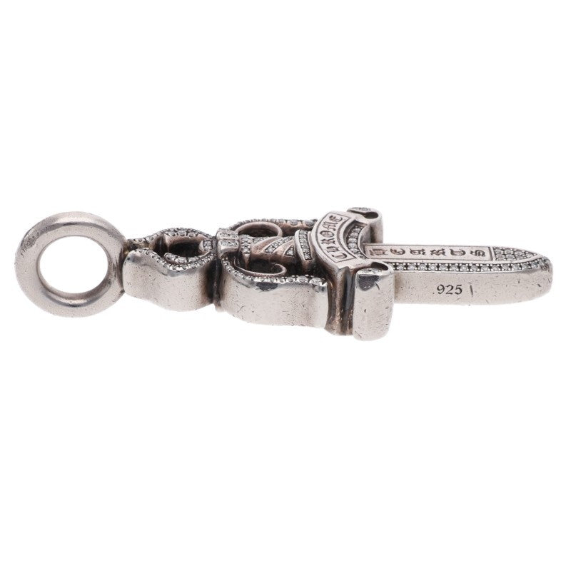 Chrome Hearts DOUBLE DAGGER PAVE Diamond Pendant