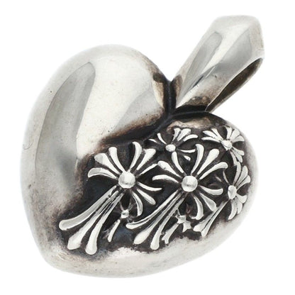 Chrome Hearts RIP Heart Silver Necklace 925